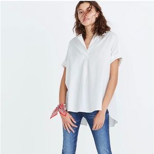 Madewell “Courier” Button Back Shirt Size Large